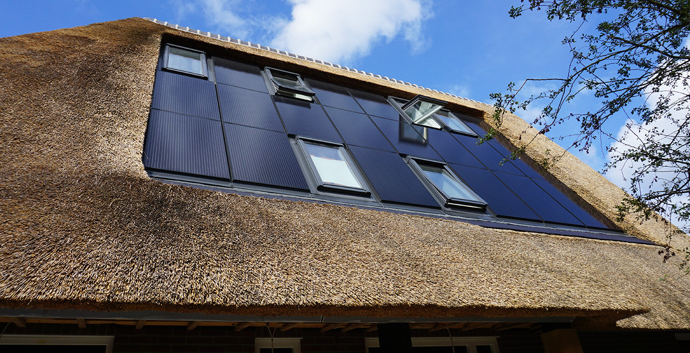 Ingebouwde zonnepanelen